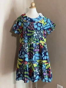 NWT Crewcuts By J. Crew Girls 10 Y Floral Summer Dress Indian Cotton Lined - Picture 1 of 12