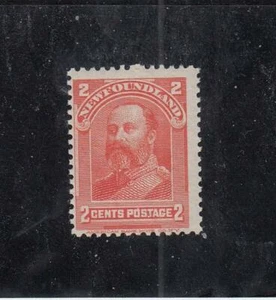NEWFOUNDLAND (MK7570) # 82 FVF-MLH  2cts  1898 KING EDWARD VI /VERMILION CV $14 - Bild 1 von 1
