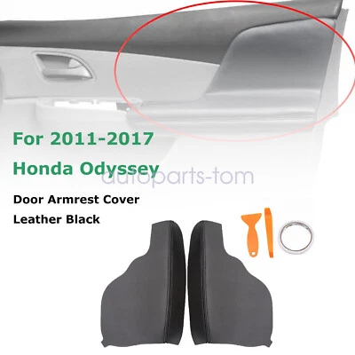 Подходит для Honda Odyssey 2011 2012-2017 годов выпуска крышка подлокотника кожаный черный - Изображение 1 из 4