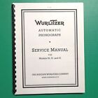 WURLITZER 50 51 61 Jukebox Original 1937 Service & Parts Manuals - reprint