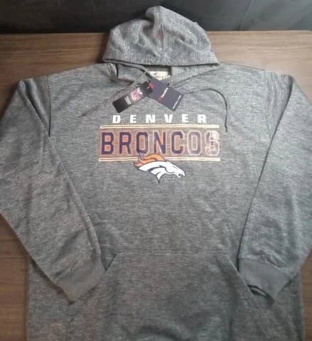 Denver Broncos Men's 3XLT Pullover Hoodie Sweatshirt Big and Tall  sweater Cover