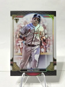 2022 Topps Triple Threads Base Card #29 Austin Riley - Atlanta Braves - Picture 1 of 2
