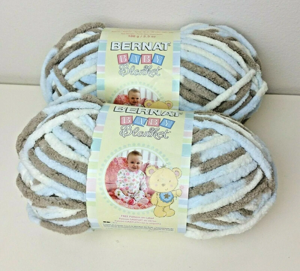 1 Skein Bernat Baby Blanket Yarn 057355367166 Little Cosmos