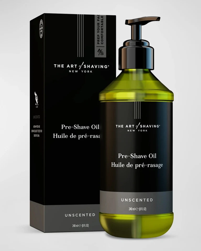 The Art of Shaving Pre Shave Beard Oil - Unscented Shaving Oil for Men 8oz NIB - Image 1 of 1