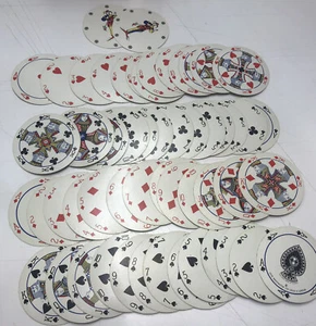 Waddingtons Rondo Cartas Circulares Gear Drive Caja de Baraja Completa De Colección RARA - Imagen 1 de 7