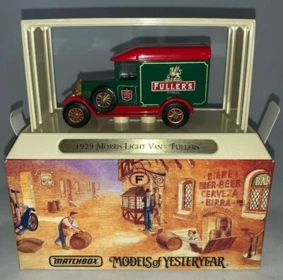 Matchbox Models Of Yesteryear 1929 Morris Light Van Fuller’s Diecast, ¡sin usar, en caja! (B15) Foto 1 de 2