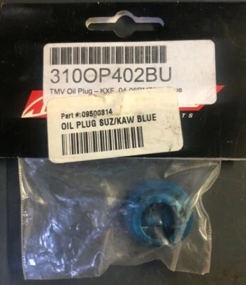 TAPÓN DE ACEITE TMV PARA Suz/Kawasaki AZUL 310OP402BU Foto 1 de 3