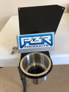 Honda Pioneer 1000 LIMITED stainless Cupholder dash panel - Picture 1 of 2