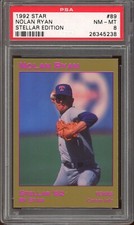 1992 Star Stellar Edition Baseball #89 Nolan Ryan PSA 8