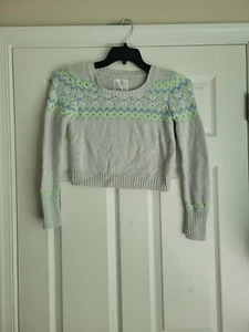 Justice Girl's Crop Sweater - Picture 1 of 11