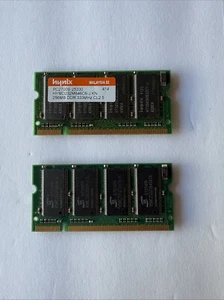 Hynix 512MB (2x256MB) DDR Memory PC-3200S 400MHz (03) HYMD232M646D6-D43 - Picture 1 of 2