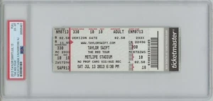 2013 Taylor Swift The Red Tour FULL Ticket Metlife Stadium NJ 7/13/13 PSA 6 - Picture 1 of 2