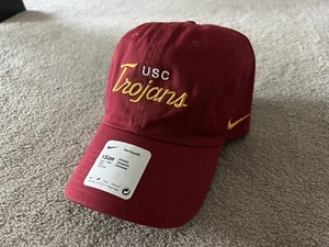 Nike Heritage86 USC Trojans Strapback Hat Red Southern Cal [C-11127] New - Picture 1 of 5