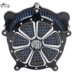 RSD Air Cleaner Blue Intake Filter For Harley Dyna Super Glide Heritage Softail - Picture 1 of 12