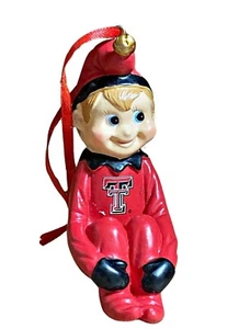 Texas Tech Elfe Weihnachtsschmuck Neu Resin - Bild 1 von 1