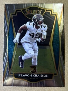 2020 Panini Select K'Lavon Chaisson Premier Level Base Rookie Card #192-Jaguars - Picture 1 of 2