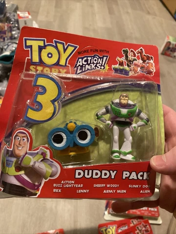 TOY STORY 3 DUDDY PACK SHERIFF WOODY & REX FIGURES RARE COLLECTIBLE NEW Cover