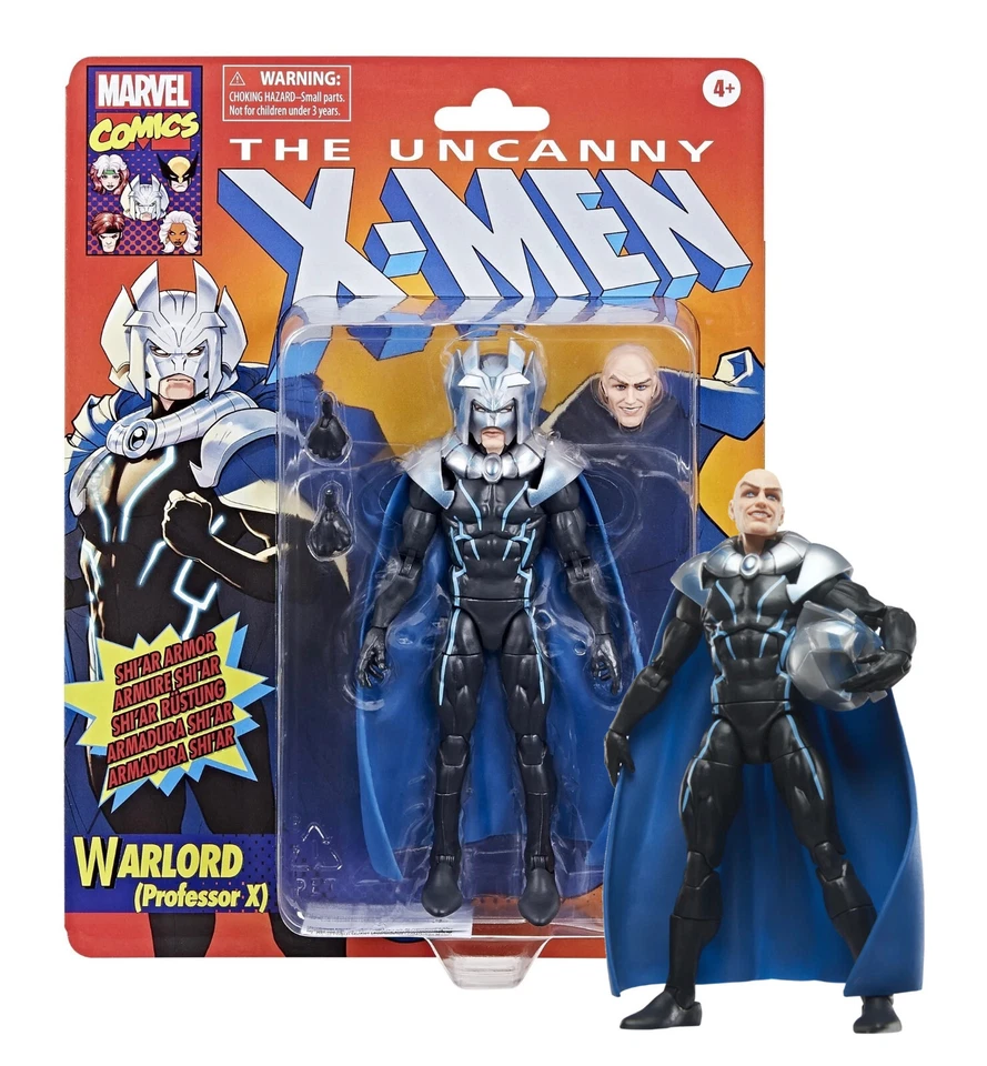 Figura Retro X-Men Warlord (Profesor X) 6" Marvel Legends Nueva en Paquete Foto 1 de 1