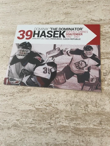 3/29/14 Dominic Hasek Buffalo Sabres Hall of Fame Induction SGA Commemorative Cover