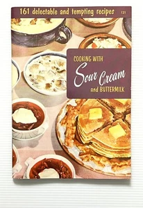 Cooking With Sour Cream & Buttermilk by Culinary Arts Institute No. 121 PB 1956 - Picture 1 of 11