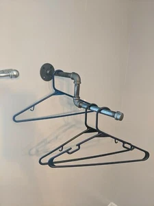 Garment Rack, Industrial Pipe Clothing Rack, Pipe Rack, Retail Display Rack - Picture 1 of 5