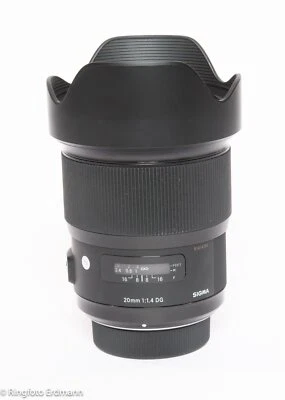 Sigma 20mm F/1,4 DG HSM Ultra-Weitwinkelobjektiv, gebraucht, vom Fachhandel - Bild 1 von 4