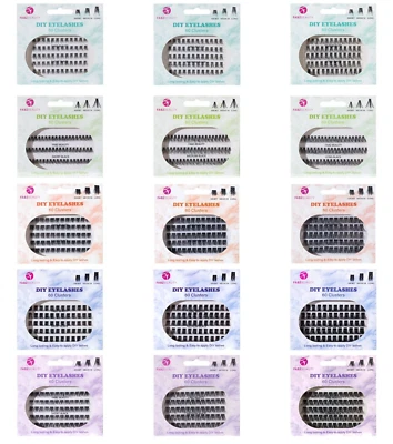DIY Individual Eyelashes Eye Lash Extension Clusters False Volume Fluffy Lashes - Image 1 of 4