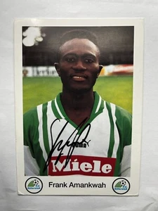Autogramm FRANK AMANKWAH-FC Gütersloh 96/97-NS GHANA-Alkmaar-Iraklis-Olympia-AK - Picture 1 of 2