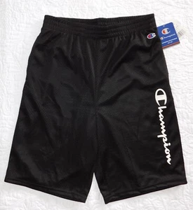 CHAMPION ― Niños XL (18-20) ― Ropa deportiva Malla negra Pantalones cortos deportivos Nuevos con etiquetas ― #dc57 - Imagen 1 de 5