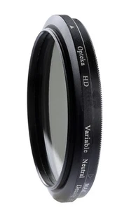 Opteka 55mm HD Slim Fader Variable Neutral Density (2-8 Stops) Glass Filter - Picture 1 of 9