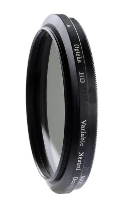 Opteka 55mm HD Slim Fader Variable Neutral Density (2-8 Stops) Glass Filter - Image 1 of 4