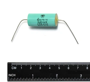 20 Stck. 0,82uF 400 V 5 % K73-11 metallisierte Polyesterfolie PETP Audio Kondensator UdSSR - Bild 1 von 5