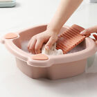 Washboard Basin Hand Washing Clothes Washtub Cleaning Basin Kids Training