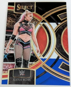 Alexa Bliss 2024 Panini Select WWE #121 Premier Level Negro Azul Prizm #/399 - Imagen 1 de 3