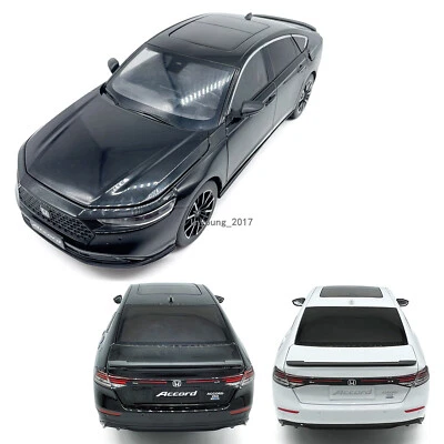 1/18 Scale Honda Accord Model Car Metal Diecast Toy Cars 4 Doors Hood Trunk Open - Image 1 of 4