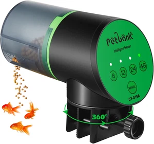 Automatic Fish Feeder for Aquarium - Auto Fish Food Automatic Dispenser Battery - Picture 1 of 12