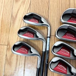 Callaway Big Bertha Iron Set 7pcs 4-9, P Original Carbon Flex R - Picture 1 of 13
