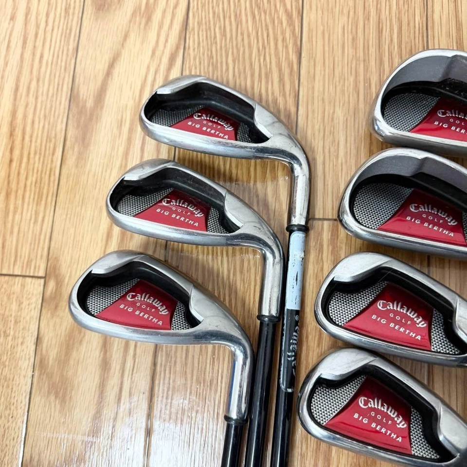 Callaway Big Bertha Iron Set 7pcs 4-9, P Original Carbon Flex R - Image 1 of 4
