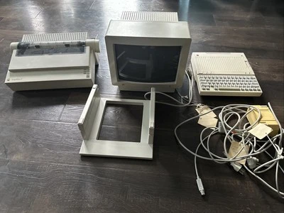 "Computadora compuesta a color vintage Apple II A2M6020 13"" + Imagine Writer + teclado" Foto 1 de 4