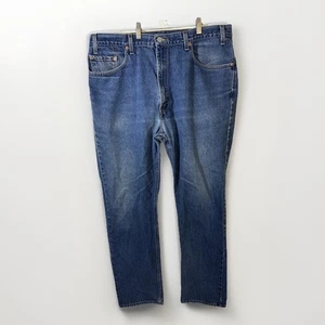 Jeans Levi’s 505 para hombre 40x34 (39x33) en blanco pestaña roja marca registrada "R" ajuste regular - Imagen 1 de 11