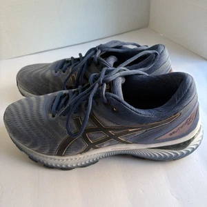 Asics Men’s Gel-Nimbus 22 Running Shoes Sneakers 1011A680 Size 8 Graphite Grey - Picture 1 of 9