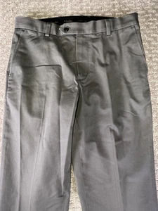 Pantalones chinos Brooks Brothers para hombre 33x32 gris frente plano ventaja Milano elásticos - Imagen 1 de 15