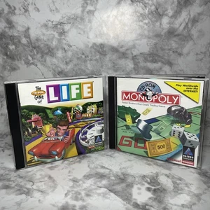 PC CD-ROM Spielepaket: Game of Life & Monopoly Windows Hasbro interaktiv - Bild 1 von 9