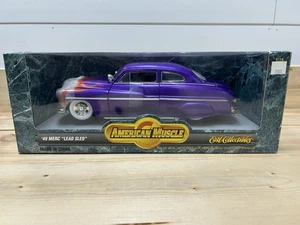 Ertl American Muscle 1949 Merc “Lead Sled” Lowrider Purple Diecast 1:18 New - Picture 1 of 3