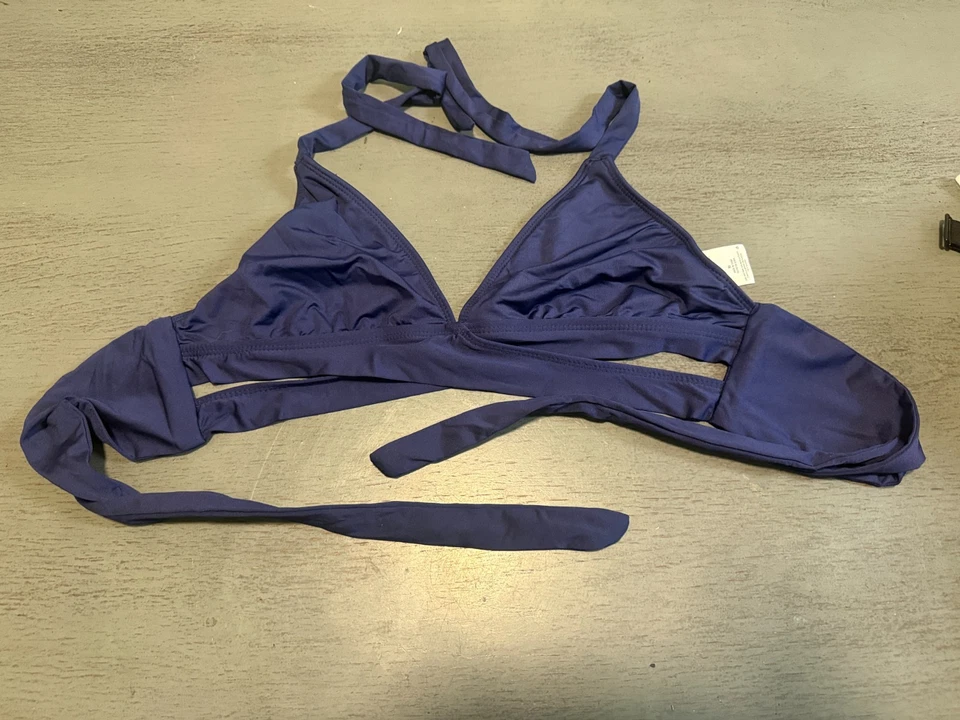 azul MOSSIMO traje de baño bikini top talla mediana Foto 1 de 1