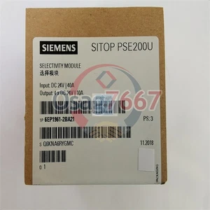 1 Stück Siemens 6EP1961-2BA21 Selektivitätsmodul 1P 6EP1961-2BA21 - Bild 1 von 2