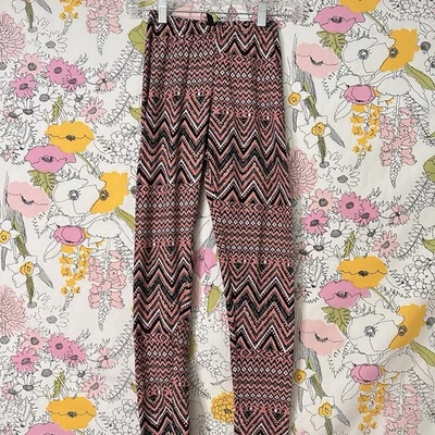 Trendy Leggings Womens Small Geometric Aztec Pattern Soft Stretchy Yoga Pants - Image 1 of 4