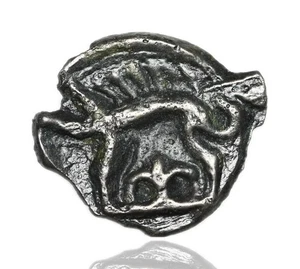 CELTA, Noreste de Galia. Leuci. Alrededor de 100-60 a.C. Unidad Potin, Jabalí - Imagen 1 de 2