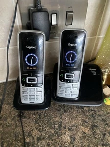 Téléphone sans fil Gigaset S850 avec répondeur et combiné supplémentaire S850HX - Photo 1/5
