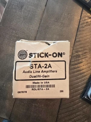 RDL STA-2A Audio Line Amplifer Dual/Hi-Gain 929-07AM - Image 1 of 2